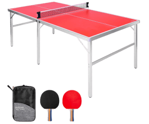 GoSports 6’x3’ Mid-Size Ping Pong Game set