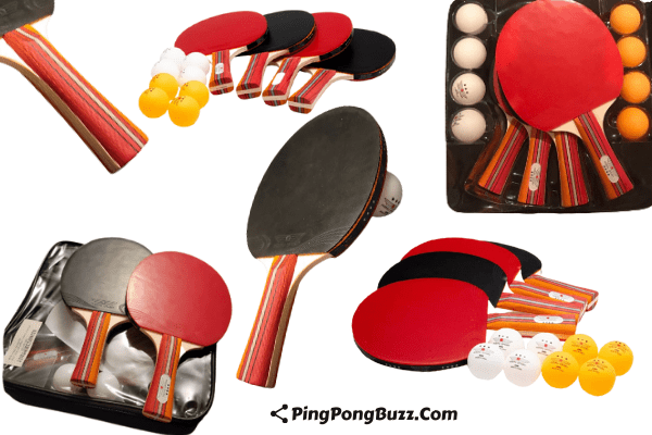 Top Rated v=Nibiru Sports Ping Pong Paddle Set