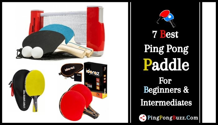 7 Best Ping Pong Paddle for Beginners & Intermediates