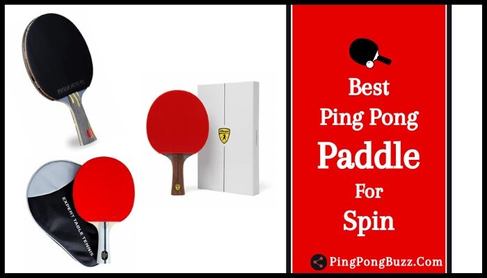 Best Ping Pong Paddle for Spin – Flexible & Lightweight BatsRacquets 2021