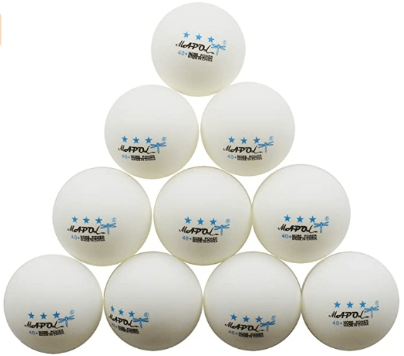 MAPOL 3-star White Table Tennis Balls