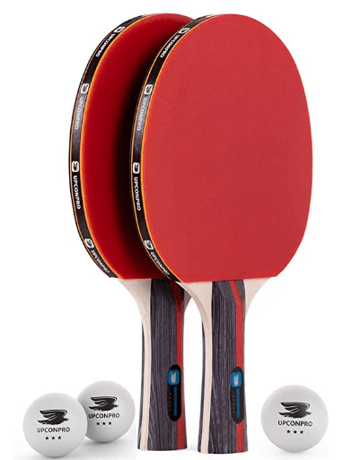 UPCONPRO Professional Ping Pong Paddle Set