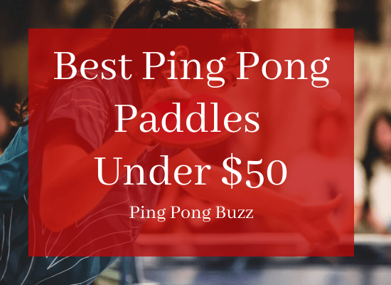 Best Ping Pong Paddles Under $50