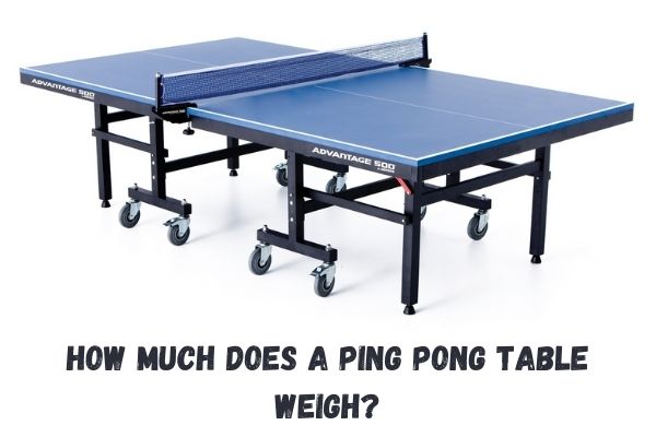  ping pong table height size 