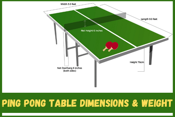 table tennis table size in feet- ping pong table dimensions