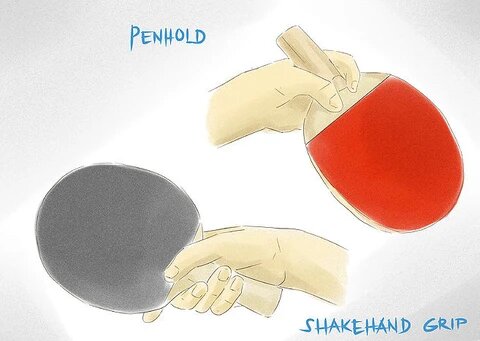Ping Pong Penhold Vs Shakehand