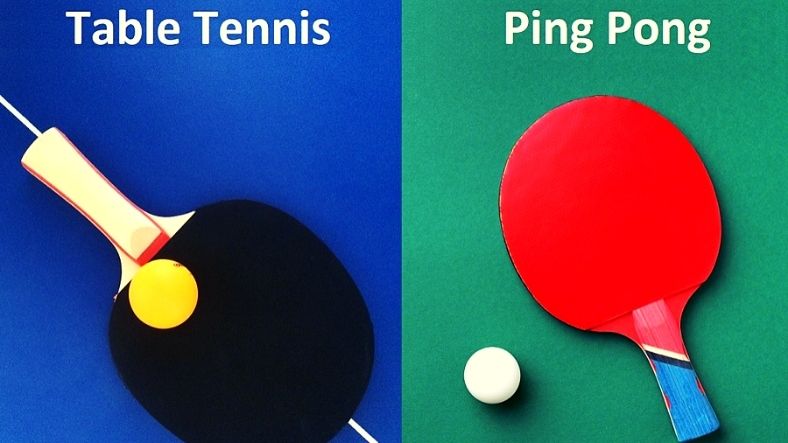 Difference Between Ping Pong and Table Tennis