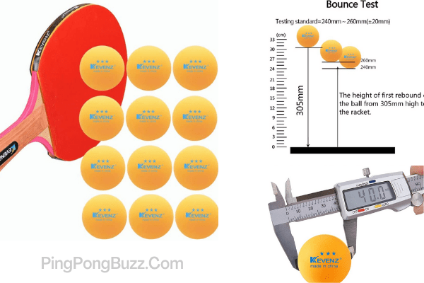 KEVENZ 3-Star Ping Pong Balls Buying Guide