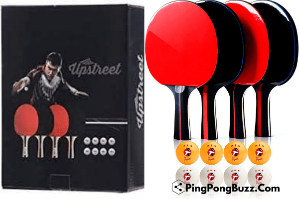 Top rated Upstreet Ping Pong Paddle Set