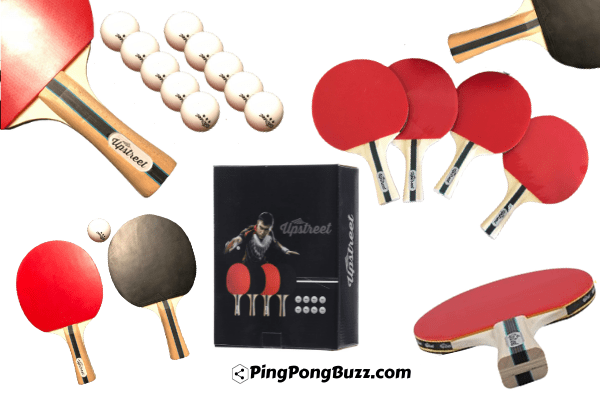 overall best Upstreet Ping Pong Paddle Set review