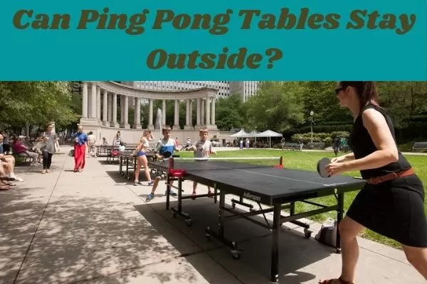 Can Ping Pong Tables Stay Outside? a complete information